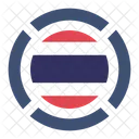 Tailandia Bandera Icono