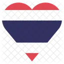 Tailandia Bandera Pais Icono