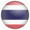 Tailandia Bandera Icono