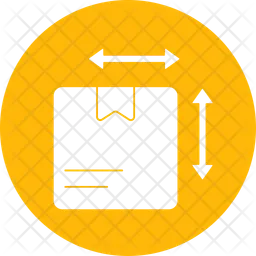 Taille du colis  Icône