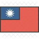 Taiwan Taiwanese Asian Icon