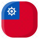 Taiwan Flag Country Icon