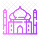 Taj Mahal Mezquita Monumento Icono