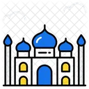 Taj Mahal Punto De Referencia India Icono