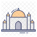 Taj Mahal Historical Monument Icon