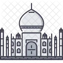 Taj Mahal Inde Icône