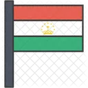 タジキスタン、アジア、国 アイコン