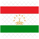 Flag Country Tajikistan Icon