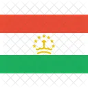 タジキスタン、国旗、世界 アイコン