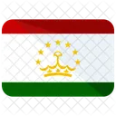 タジキスタン、国旗、国 アイコン