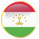 Tajikistan National Country Icon