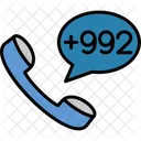 타지키스탄 전화번호  아이콘