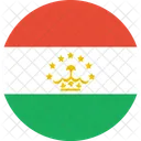 Tajikistan Flag World Icon