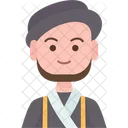 Tajiks Man  Icon