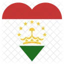 Tajiquistao Bandeira Pais Icon