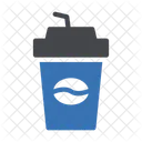 Take Away Coffee Cup Disposable Glass Icon