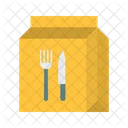 Take Away Lunch Bag Food Icon