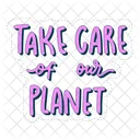 Take care of our planet  Icon