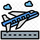Take Off Airport Plane Icon