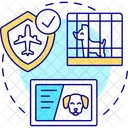 Take pets along for travel  Icon
