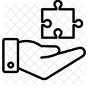 Take Solution Puzzle Piece Tiling Puzzle Icon