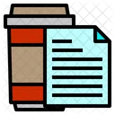 File Paper Coffee Icon