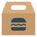 Takeaway Fastfood Delivery Burger Street Food Truck Icon