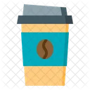 Coffee Cup Takeaway Delivery Street Food Truck Icon