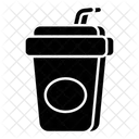Takeaway Drink Smoothie Disposable Cup Icon