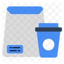 Takeaway Meal Smoothie Disposable Cup Icon