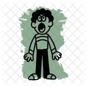 Taken Aback Shocked Startled Icon