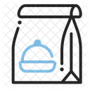 Takeout Food Delivery Bag Icon