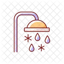 Cold Bath Shower Icon