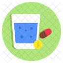 Taking Medicine Pill Tablet Icon