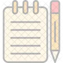 Taking Notes Education Knowledge Icon