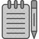 Taking Notes Education Knowledge Icon