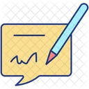 Taking quick notes  Icon