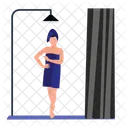 Taking Shower Taking Bath Bathing Icon