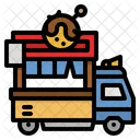 Takoyaki Truck Takoyaki Delivery Icon