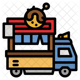 Takoyaki Truck  Icon