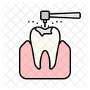 Taladro de dientes  Icono