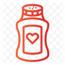 Talco Para Bebes Cuidado De La Piel Botella Icono