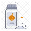 Talco para bebés  Icono