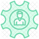 Talent Management Duotone Line Icon Icon