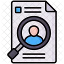 Talent Search Talent Document Icon
