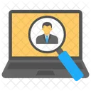 Find Person Recruitment Icon