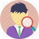 Find Person Recruitment Icon