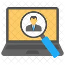 Find Person Recruitment Icon