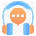 Talk Headphone Headset Icon