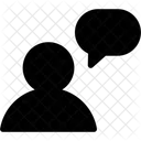 Talk Person Chat Icon